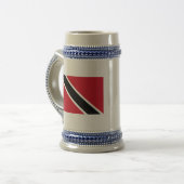 Trinidad und Tabago Bierglas (Vorderseite Links)