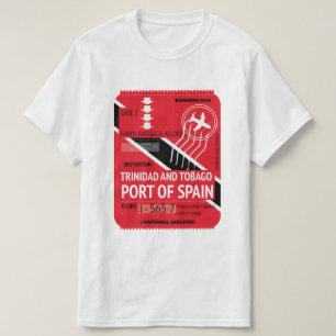 Trinidad und Tabakhafen für spanische Fahrkarten T-Shirt