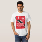 Trinidad und Tabakhafen für spanische Fahrkarten T-Shirt (Vorne ganz)