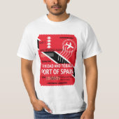 Trinidad und Tabakhafen für spanische Fahrkarten T-Shirt (Vorderseite)