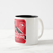 Trinidad und Tabakhafen für spanische Fahrkarten Zweifarbige Tasse (VorderseiteRechts)