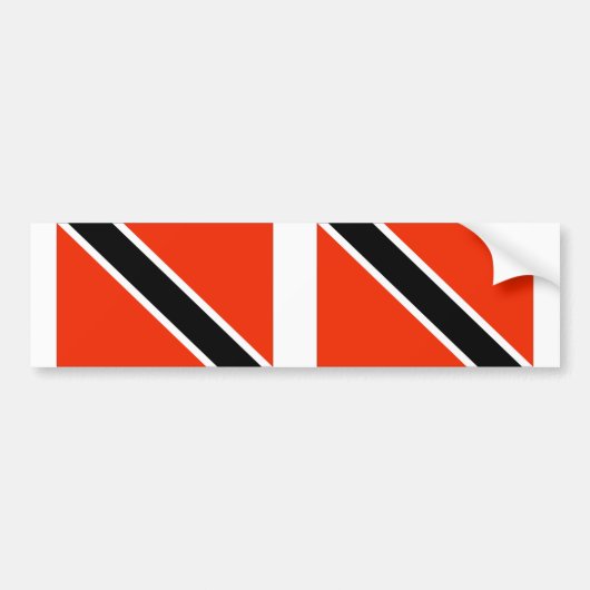 Trinidad und Tobago Autoaufkleber (Vorne)