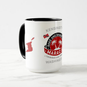 Trinidad und Tobago Bake and Shark Club WEISS Tasse