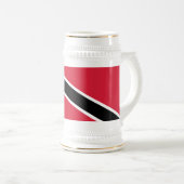 Trinidad und Tobago Bierglas (VorderseiteRechts)