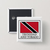Trinidad und Tobago Button (Vorne & Hinten)