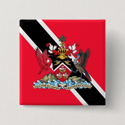 Trinidad und Tobago Button (Vorderseite)