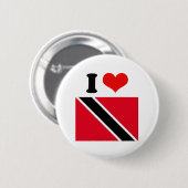 Trinidad und Tobago Button (Vorne & Hinten)