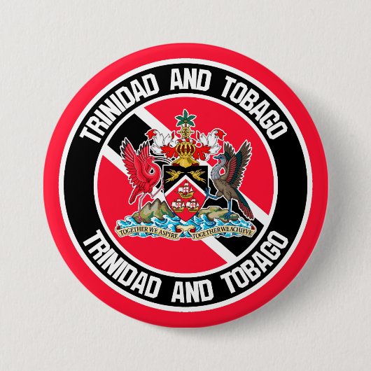 Trinidad und Tobago Button (Vorderseite)