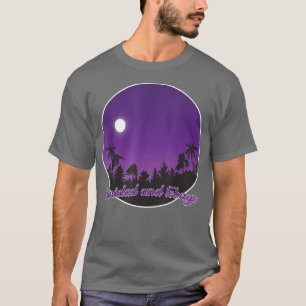 trinidad und tobago By night with Palms T-Shirt