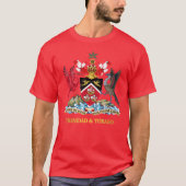 Trinidad und Tobago COA T - Shirt (Vorderseite)