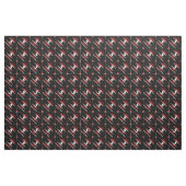 Trinidad und Tobago Dot Pattern Herzenflagge | SCH Stoff (Yard (91,4 cm))