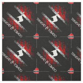 Trinidad und Tobago Dot Pattern Herzenflagge | SCH Stoff