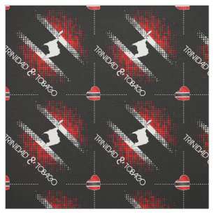 Trinidad und Tobago Dot Pattern Herzenflagge   SCH Stoff