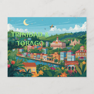 Trinidad und Tobago ein Inselstaat  Postkarte
