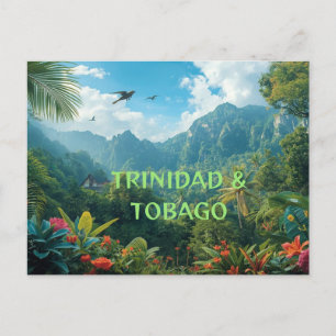 Trinidad und Tobago ein Inselstaat  Postkarte