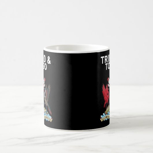 Trinidad und Tobago Emblem Kaffeetasse (Mittel)