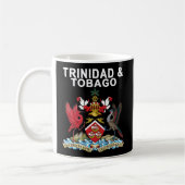 Trinidad und Tobago Emblem Kaffeetasse (Links)