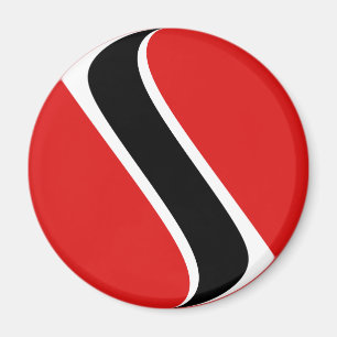 Trinidad und Tobago Fischaugen-Flagge-Magnet Magnet