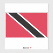 Trinidad und Tobago Flag Aufkleber (Blatt)