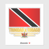 Trinidad und Tobago Flag Aufkleber (Blatt)