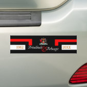 Trinidad und Tobago Flag Autoaufkleber (Auf Auto)