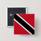 Trinidad und Tobago Flag Button (Vorne & Hinten)