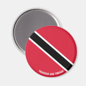Trinidad und Tobago Flag Charming Patriotic Magnet (Vorderseite/Rückseite)