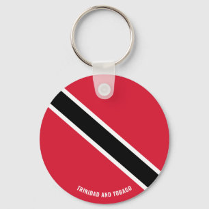 Trinidad und Tobago Flag Charming Patriotic Schlüsselanhänger