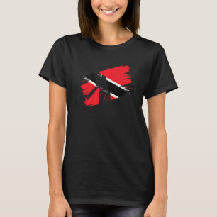 Trinidad und Tobago Flag Cricket Fan Player Coach T-Shirt