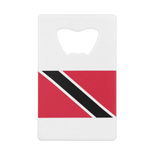 Trinidad und Tobago Flag Geldbeutel Flaschenöffner