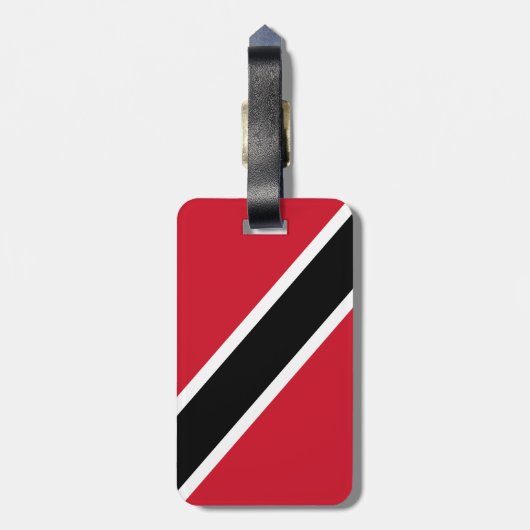 Trinidad und Tobago Flag Gepäckanhänger (Rückseite vertikal)