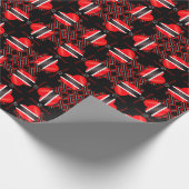 Trinidad und Tobago Flag Geschenkpapier (Ecke)