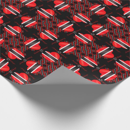 Trinidad und Tobago Flag Geschenkpapier (Ecke)
