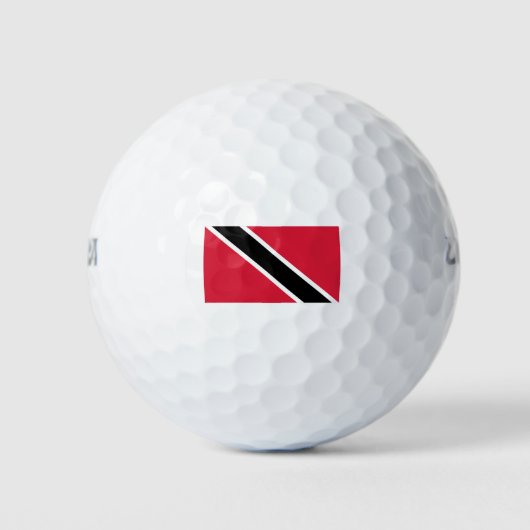 Trinidad und Tobago Flag Golfball (Vorderseite)
