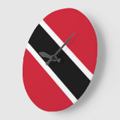Trinidad und Tobago Flag Große Wanduhr (Winkel)