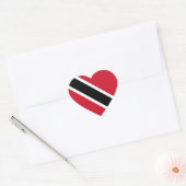 Trinidad und Tobago Flag Heart Sticker (Umschlag)