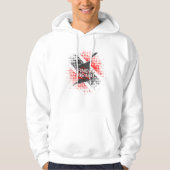 Trinidad und Tobago Flag Hoodie (Vorderseite)