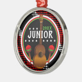 Trinidad und Tobago Flag - Ihr Name / Jahr Ornament Aus Metall (Links)