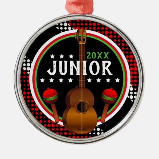 Trinidad und Tobago Flag - Ihr Name / Jahr Ornament Aus Metall (Vorne)