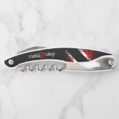 Trinidad und Tobago Flag (Ihr Name) Kellnermesser (Rückseite)