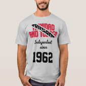 Trinidad und Tobago Flag Independence Celebration T-Shirt (Vorderseite)