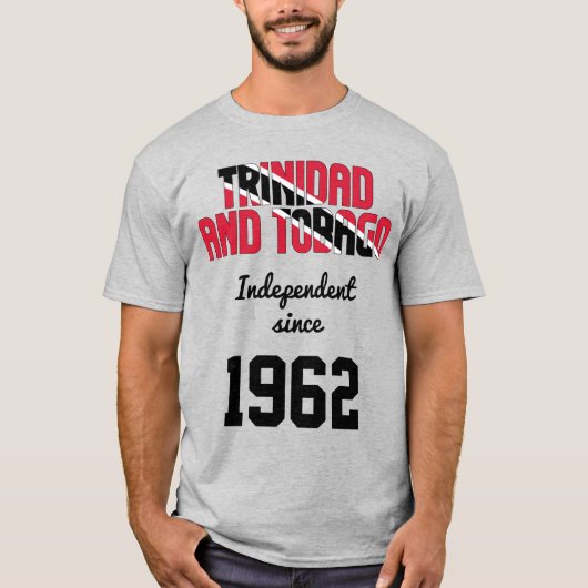 Trinidad und Tobago Flag Independence Celebration T-Shirt (Vorderseite)