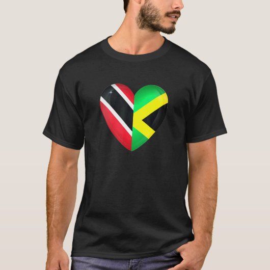 Trinidad und Tobago Flag Jamaika Jamaika Flagge Tr T-Shirt (Vorderseite)