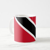 Trinidad und Tobago Flag Kaffeetasse (Vorderseite Links)