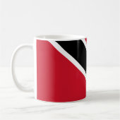 Trinidad und Tobago Flag Kaffeetasse (Links)