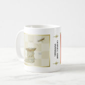 Trinidad und Tobago Flag + Karte Tasse (Vorderseite Links)