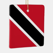 Trinidad und Tobago Flag Keramikornament (Rechts)