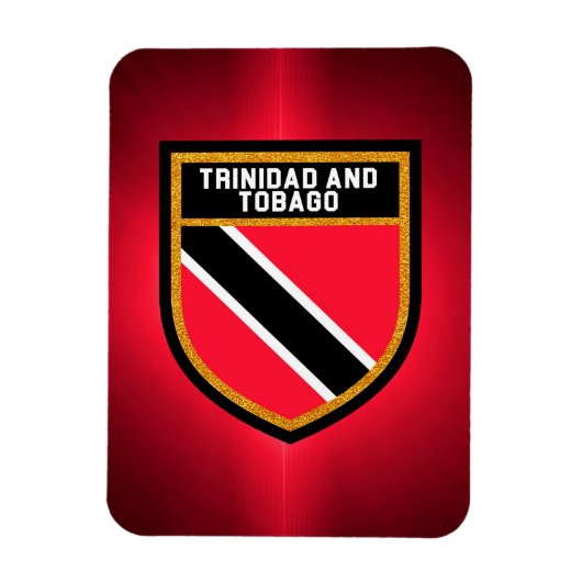 Trinidad und Tobago Flag Magnet (Vertikal)