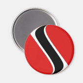 Trinidad und Tobago: Flag-Magnet Magnet (Vorderseite/Rückseite)