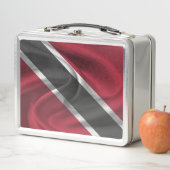Trinidad und Tobago Flag Metall Brotdose (Beispiel)